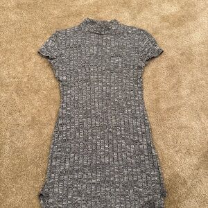 Adam Levine Collection Charcoal Knit Top